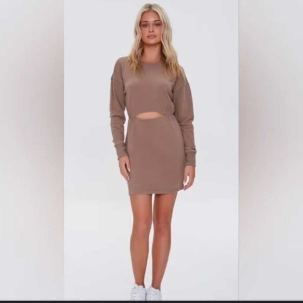 FOREVER 21 Knee Length Sweater Dress Size S